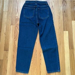 ASOS design dark blue wash baggy mom jeans
